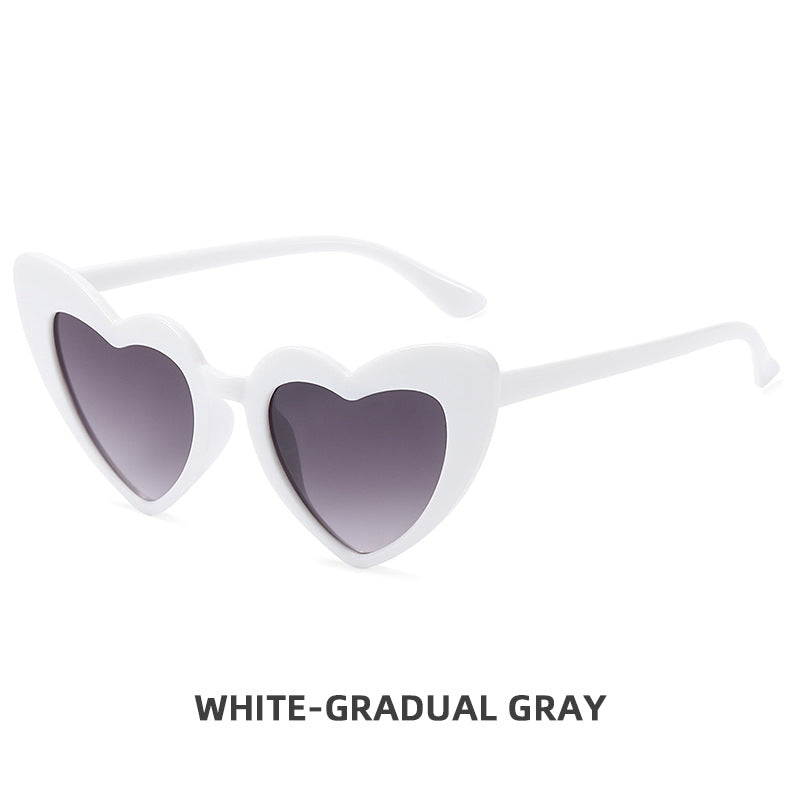 Wholesale Children's Retro Personality Love Style Anti-ultraviolet Sunglasses